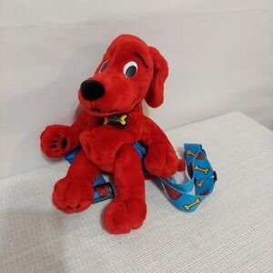 Vintage Clifford the Big Red Dog Plush Toddler Backpack 2001 Scholastic